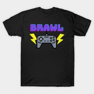 Brawl Gamer Brawling Gaming Controller T-Shirt